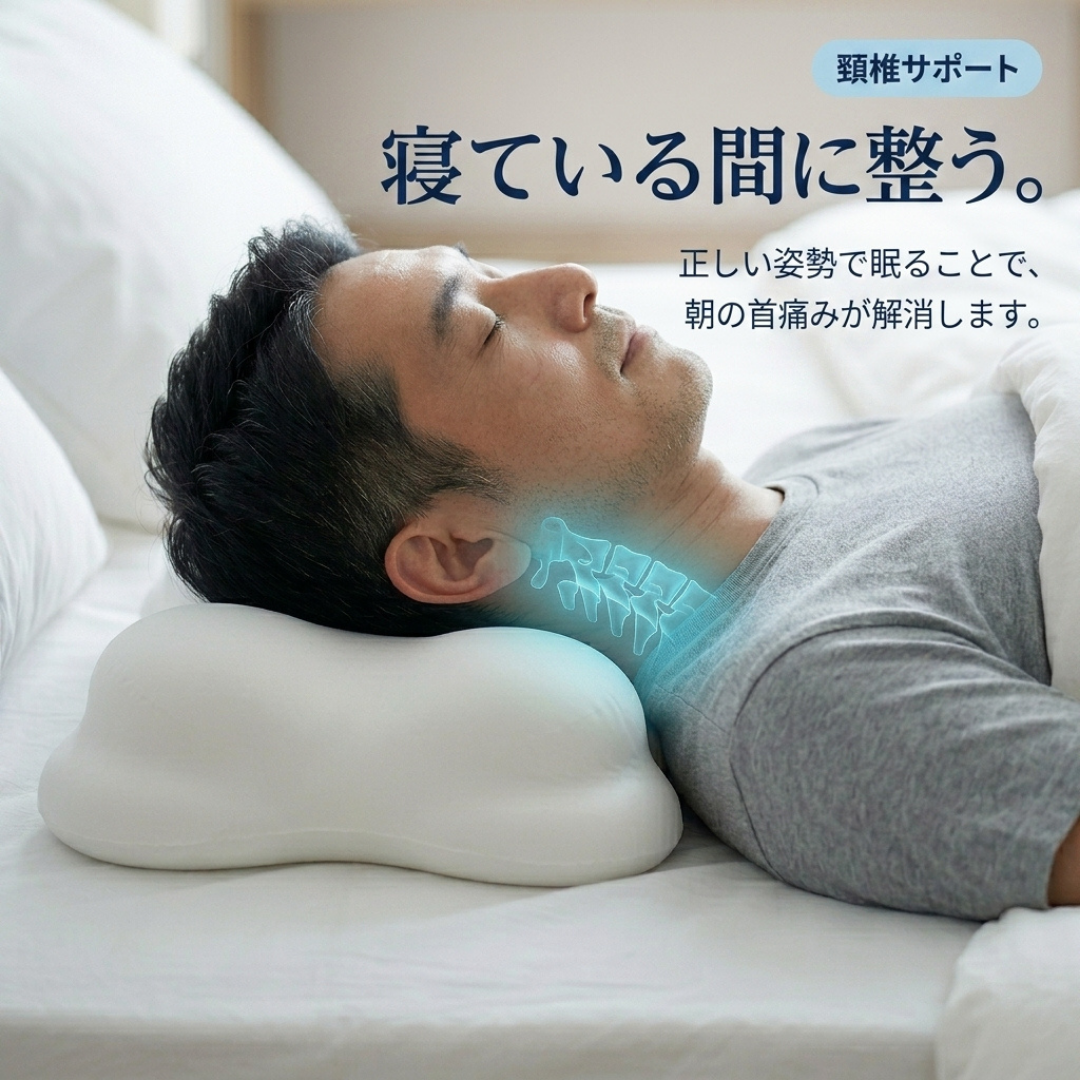 ひんやり眠り™ 雲のような枕 【SNS話題沸騰中】