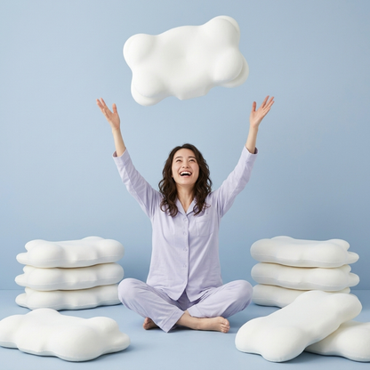 ひんやり眠り™ 雲のような枕 【SNS話題沸騰中】